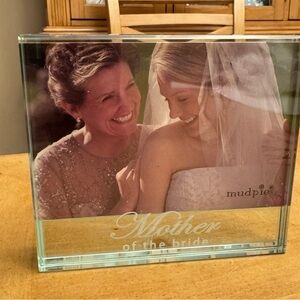 Mud Pie Elegant Glass Frame - Mother of the Bride